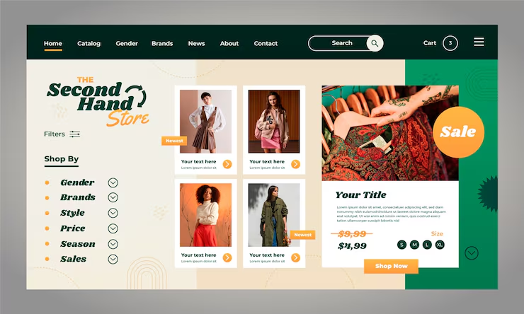 E-commerce store design